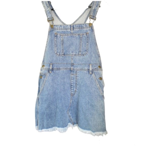 Insight Dresses & Skirts - INSIGHT - DENIM OVERALL STYLE MINI SKIRT - SIZE 10.